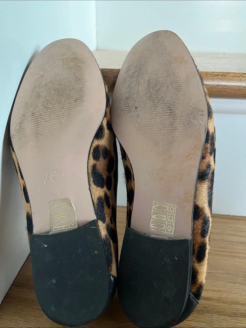J. Crew Leopard Print Loafers in Brown and Black